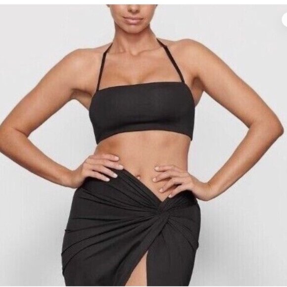 SKIMS Recycled Swim Bandeau Bikini SET Size S - Picture 1 of 10